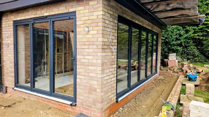 Completed window and door installation by Team Frames Trade & Retail in Surrey