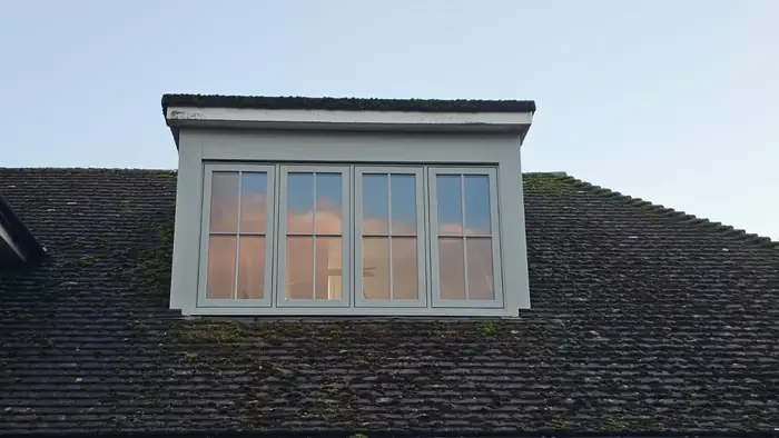 Replacement dormer window fitted by Team Frames